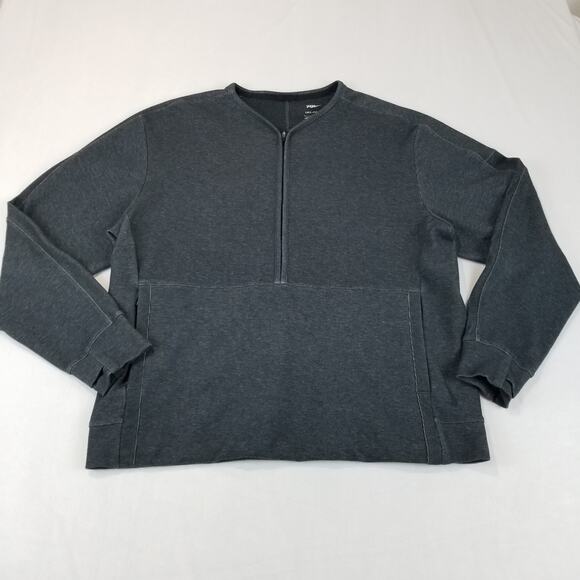 Nike Yoga Dri-FIT Men's 1/2-Zip Training Crew DD2186-010 Dark Grey Size L - Picture 1 of 11